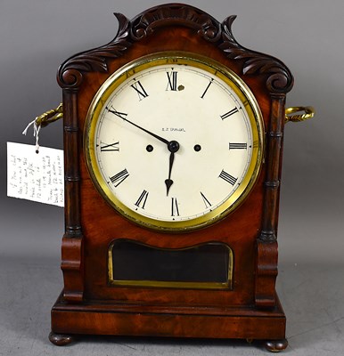 Lot 182 - A Regency mahogany bracket clock, 8- day...