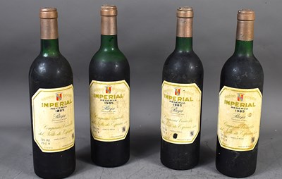 Lot 361 - Four vintage bottles of Imperial Reserva 1985...