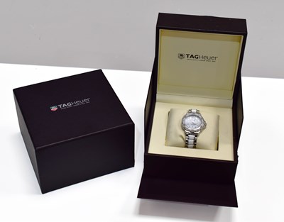 Lot 288 - A Tag Heuer 'Formula 1' ladies watch, white...