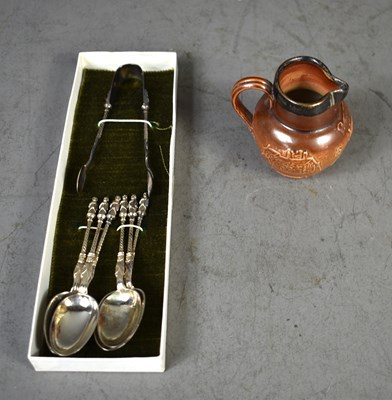 Lot 116 - A set of silver apostle spoons with matching...