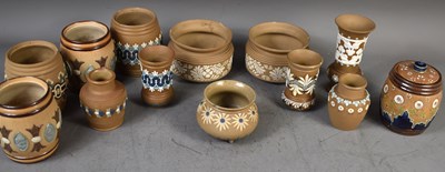 Lot 188 - A group of 19th century Doulton Lambeth...