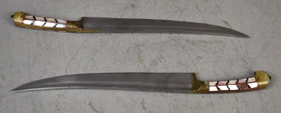 Lot 277 - A pair of 19th century Indo-Persian daggers,...