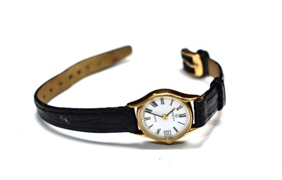 Lot 275 - A yellow metal cased Verity ladies wristwatch,...