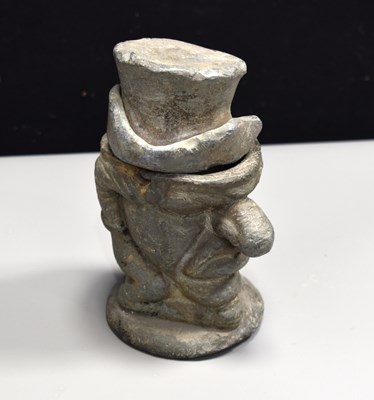 Lot 269 - A 19th century lead tobacco jar in the form of...