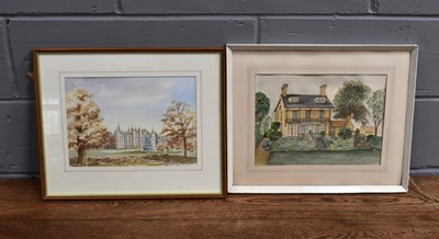 Lot 408 - Mary Freear (20th century):Burghley House,...