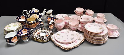 Lot 163 - A Tuscan bone China part tea service in the...
