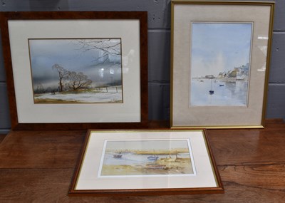 Lot 429 - A group of three watercolour paintings...