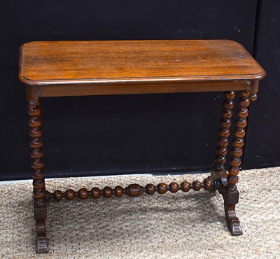 Lot 537 - A late 19th / early 20th century oak side...