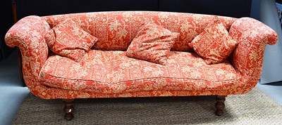 Lot 556 - A 19th century mahogany framed settee,...