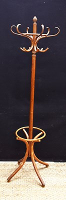 Lot 529 - An early 20th century bentwood hat stand,...