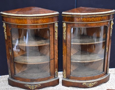 Lot 560 - A pair of 19th century French rosewood...