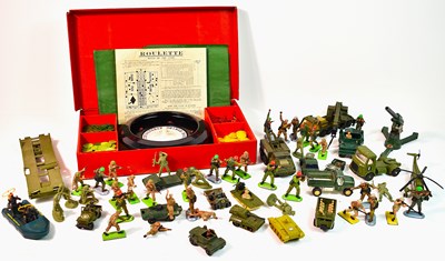 Lot 297 - A group of Britains Deetail toy soldiers...