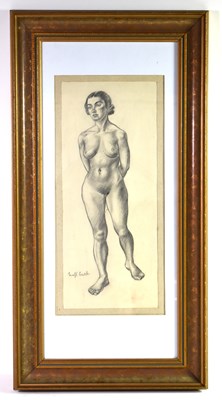 Lot 475 - Mark Gertler (British, 1891-1939): Standing...