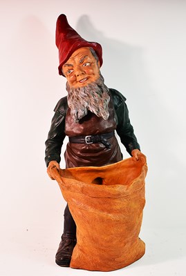 Lot 152 - A late 19th century terracotta garden gnome...