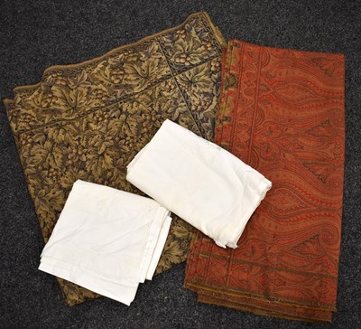 Lot 329 - A section of 19th century Paisley shawl...