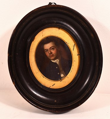 Lot 499 - An 18th century miniature portrait of a...