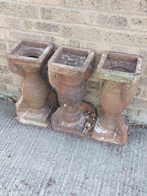 Lot 516 - A group of three cast iron moulds, stamped...