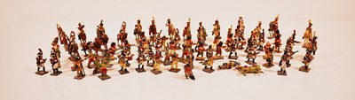 Lot 310 - A collection of lead soldiers to include...