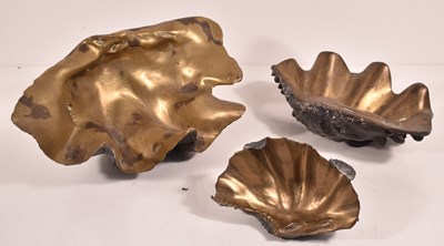Lot 147 - Three bronze sculptures in the form of giant...
