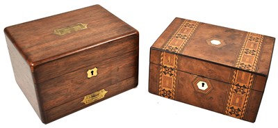 Lot 177 - A 19th century coromandel vanity box, the lid...