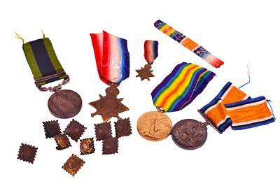 Lot 281 - A group of medals awarded to Ronald Ginns,...