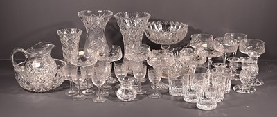Lot 195 - A large group of crystal and other glassware...