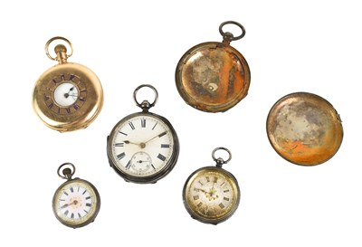 Lot 91 - A group of pocket watches to include two...