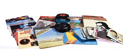 Lot 444 - A group of records, 78s, including Beatles,...