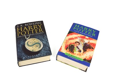 Lot 292 - Two first edition Harry Potter books by J. K....