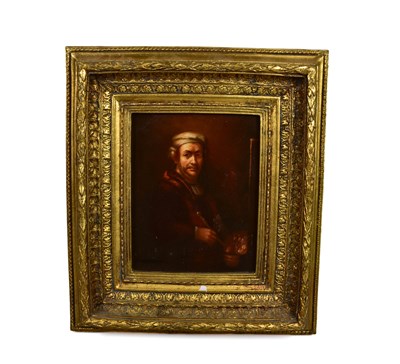 Lot 366 - R. Wilson? (20th Century): Portrait of an...