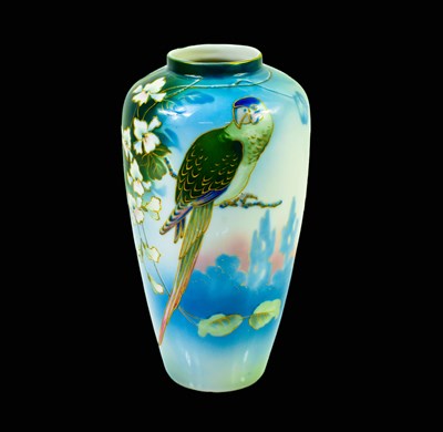 Lot 227 - A Danish Royal Copenhagen porcelain vase...