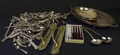 Lot 88 - A quantity of silver plated items to include...