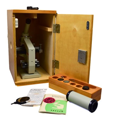 Lot 180 - A Biolam Biological Microscope, in the...
