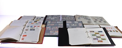 Lot 69 - Eight albums of stamps from around the world,...