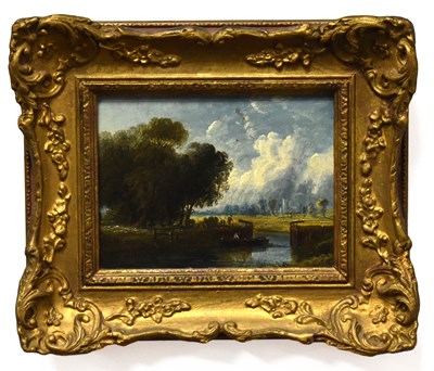 Lot 391 - George White (19th Century): rural landscape...