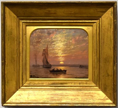 Lot 400 - Isaac Walter Jenner (1836-1902): boats at...