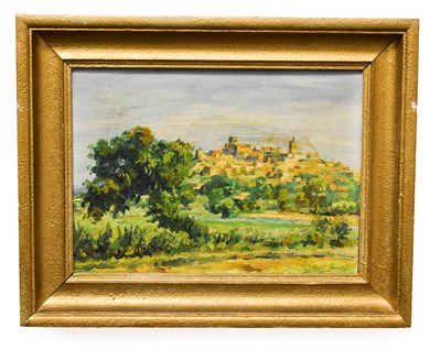 Lot 375 - A 20th Century countryside landscape with...
