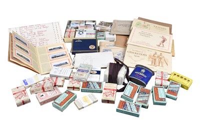 Lot 143 - A collection of vintage cigarette and tea...