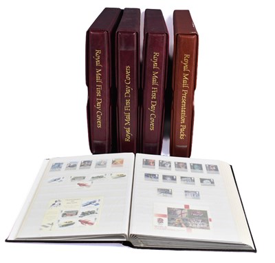 Lot 73 - A group of five albums containing mint GB...