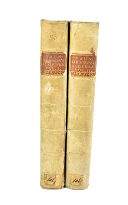 Lot 338 - The Elements of Algebra in Ten Books, by...