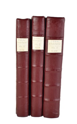 Lot 337 - The Works of the Leaned Isaac Barrow DD, Later...