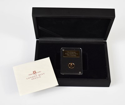Lot 1 - A King Charles III 75th Birthday Gold Proof...