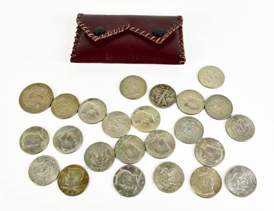 Lot 62 - A group of twenty two USA silver Kennedy half...