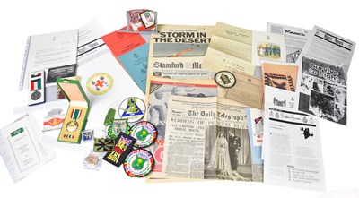 Lot 280 - A group of militaria relating to the Gulf war...