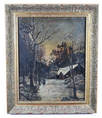Lot 390 - An early 20th century oil on canvas depicting...