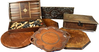 Lot 162 - A group of treen to include a 19th century...