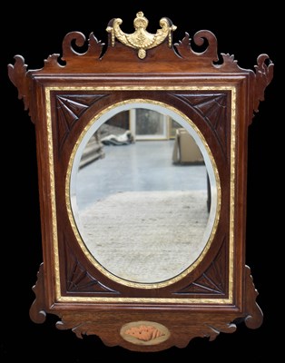 Lot 469 - A 19th century Chippendale style mahogany and...