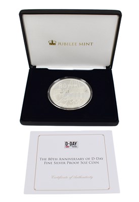 Lot 10 - The 80th Anniversary of D-Day Fine Silver...
