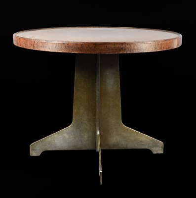 Lot 531 - An Art Deco period bakelite table with...