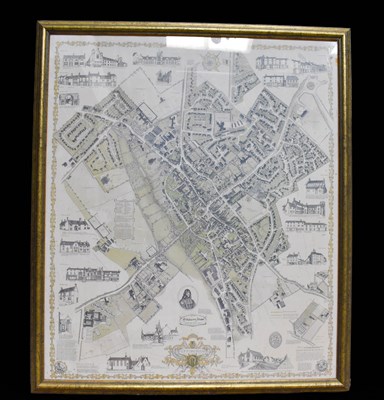 Lot 356 - An Uppingham millenium Map, First edition done...